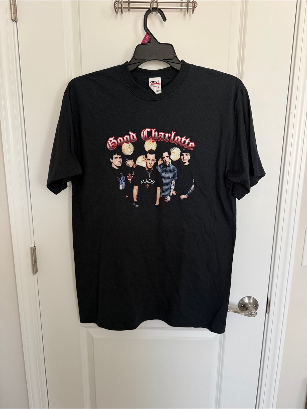 Y2k!!! Black Good Charlotte Tour Tee with Red Logo
